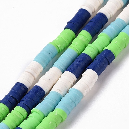 Handmade Polymer Clay Bead Strands CLAY-C003-02H-1