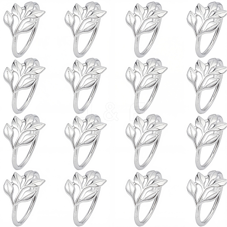 16Pcs Christmas Theme Alloy Napkin Rings AJEW-GF0013-16P-1