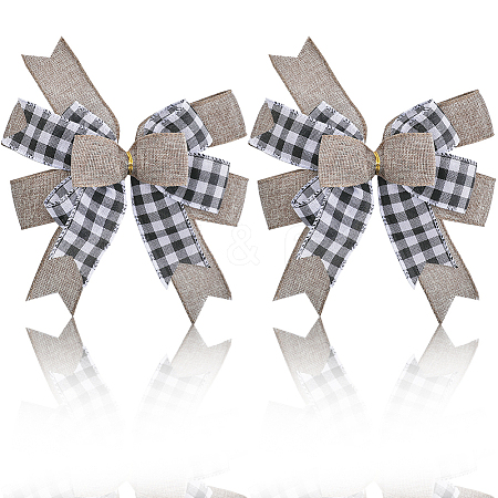 Polyester Big Bowknot FIND-WH0126-414F-1