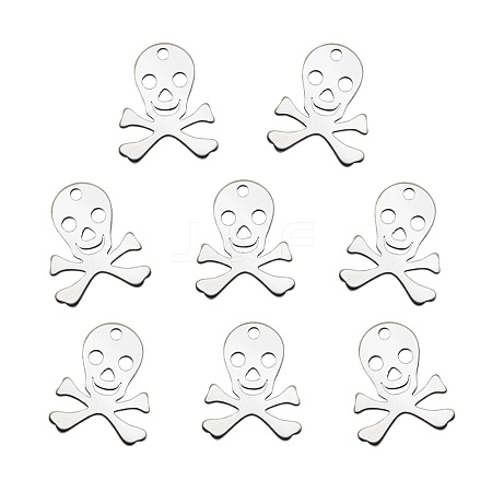 201 Stainless Steel Charms STAS-Q243-LM120-1-1