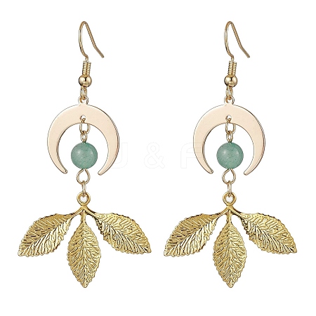 Brass Dangle Earrings EJEW-TA00532-1