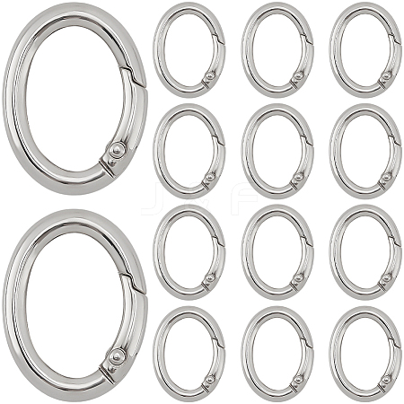 20Pcs Zinc Alloy Spring Gate Rings FIND-SP0004-30P-1