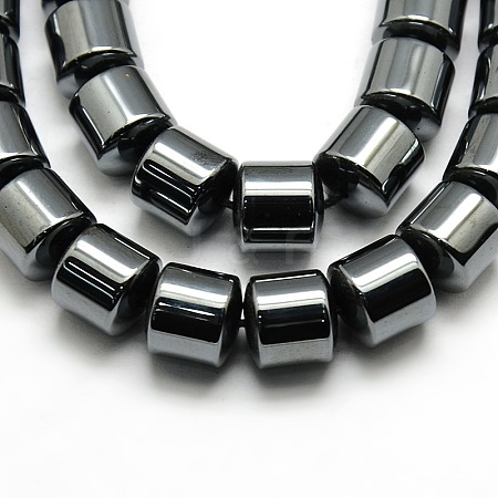 Grade AA Non-magnetic Synthetic Hematite Column Beads Strands X-G-F161-06E-1