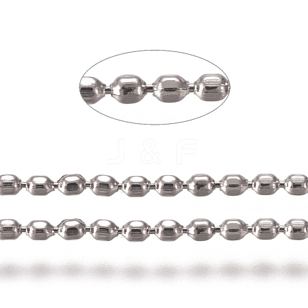 304 Stainless Steel Ball Chains CHS-E021-01D-P-1