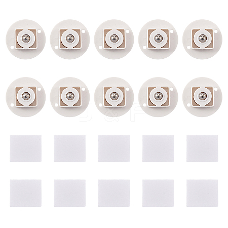 4 Sets ABS & Steel Universal Wheels 360°Rotation Pulley Ball FIND-SW0001-07-1