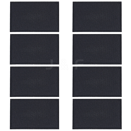 8 Bags Rectangle Nylon Blank Hook & Loop Tapes DIY-CY0003-36-1
