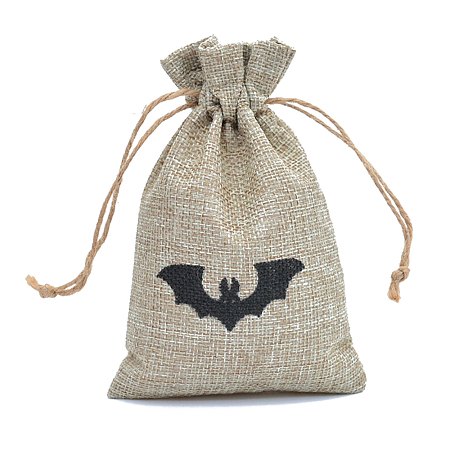 Halloween Burlap Packing Pouches LS-HAWE-PW0001-151E-1