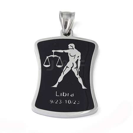 304 Stainless Steel Pendants STAS-O008-01I-1