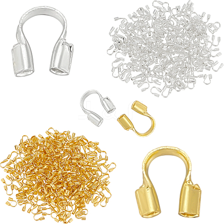 1000Pcs 2 Colors Brass Wire Guardians KK-ME0002-65-1