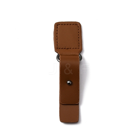 PU Imitation Leather Sew on Toggle Buckles FIND-WH0114-35B-1