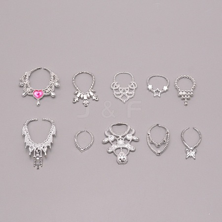 Plastic Doll Charm Necklaces DIY-WH0185-95-1