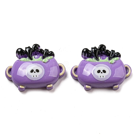 Halloween Opaque Resin Decoden Cabochons CRES-H002-02F-1