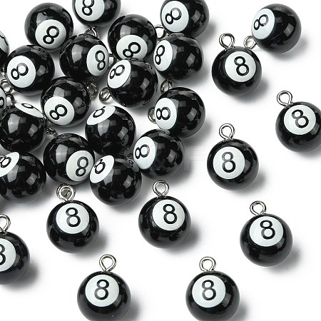 Opaque Resin Pendants RESI-CJC0015-34-1