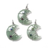 Natural Green Aventurine Pendants G-B023-01P-04-1