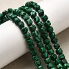 Synthetic Malachite Beads Strands G-F797-A01-01-1