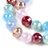 Electroplate Glass Bead Strands X-GLAA-Z006-01G-4
