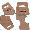 200Pcs Cardboard Fold Over Paper Display Hanging Cards CDIS-SP0001-01-6