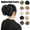 Synthetic Hair Bun Extensions OHAR-G006-A01-4