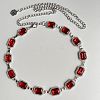 Bohemian Style Alloy Rhinestone Rectangle Link Chain Waist Belly Chains FS-WGF667A-01-1