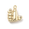 Brass Micro Pave Cubic Zirconia Pendants LS-KK-D283-20G-1