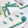 10 Yards Back To School Theme Polyester Grosgrain Ribbon OCOR-WH0082-82A-4