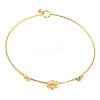 304 Stainless Steel Three Small Daisy Flower Choker Necklaces for Women NJEW-Z040-01G-02-1