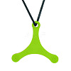 Dart Shape Food Grade Eco-Friendly Silicone Pendants PW-WGD6024-05-1