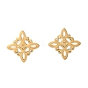 304 Stainless Steel Stud Earrings EJEW-M098-01B-G-1