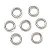 Tarnish Resistant 304 Stainless Steel Open Jump Rings X-STAS-E067-11-9mm-1