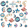 48Pcs 12 Style Alloy Enamel Pendants PALLOY-FH0001-78-1