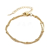 304 Stainless Steel Multi-strand Bracelets BJEW-Q051-02G-A-4