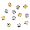 DICOSMETIC 12Pcs 2 Style 304 Stainless Steel Beads STAS-DC0014-43-1