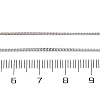 Brass Curb Chains Necklaces for Women NJEW-D302-73P-5