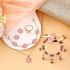 Flower Alloy Acrylic Cuff Bangles & Link Bracelets & Stud Earrings & Pendant Necklaces & Rings WG72368-05-2