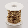 Ion Plating(IP) Handmade 304 Stainless Steel Rolo Chains STAS-P200-22G-2