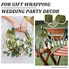 10 Yards Burlap Ribbons SRIB-WH0026-11B-6