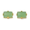 Brass Stud Earrings KK-F358-03G-02-2