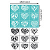 Self-Adhesive Silk Screen Printing Stencil DIY-WH0638-044-2