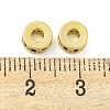 Rack Plating Brass Micro Pave Cubic Zirconia Spacer Beads KK-F089-39B-G06-2