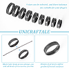 Unicraftale 18Pcs 9 Size 201 Stainless Steel Grooved Finger Ring for Men Women STAS-UN0045-60B-EB-5