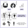 Unicraftale DIY Charms Open Ring Making Kit STAS-UN0049-64-3