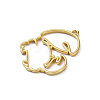Zinc Alloy Open Back Bezel Pendants X-PALLOY-D580-05G-J-2