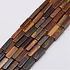 Natural Tiger Eye Beads Strands G-E342-03-1