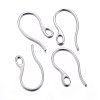 Tarnish Resistant 304 Stainless Steel Earring Hooks X-STAS-O110-19P-1