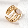 304 Stainless Steel Cuff Open Rings RJEW-F213-03G-09-2