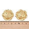 Hammered 304 Stainless Steel Pendants STAS-P424-07G-3