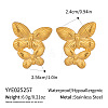 304 Stainless Steel Stud Earrings for Women MA8186-1-2