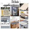 Chinese Calligraphy Felt Roll-up Mat AJEW-WH0818-017A-5