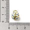 Brass Enamel Charms KK-E092-12G-06-3