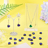Glass Charms GLAA-TAC0012-28B-8